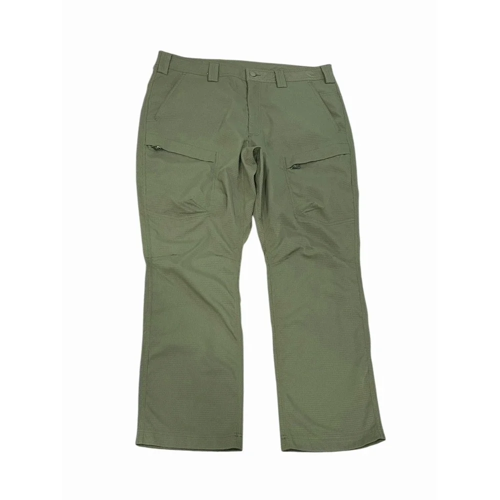 Duluth‎ Mens Breezeshooter Work Pants Green 38x30 Hiking Lightweight Utility
